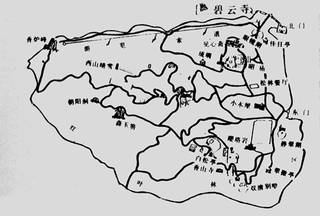 Map of Fragrant Hills Park